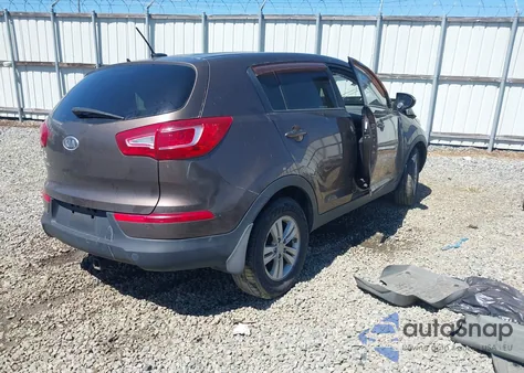 2011 Kia Sportage Lx z USA, uszkodzony, nr VIN KNDPB3A21B7070496